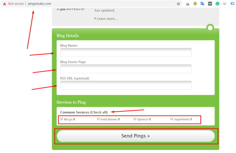 100+ Top Best Fast Free Ping Submission Sites List 2020 - HDM