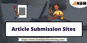 Free Article Submission Sites List