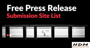 Dofollow Free Press Release submission site list