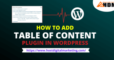 How to Add Table of Content Plugin in WordPress