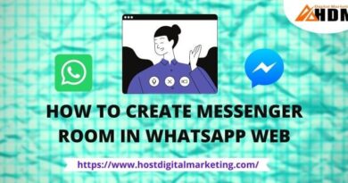 Create Messenger Room on WhatsApp Web