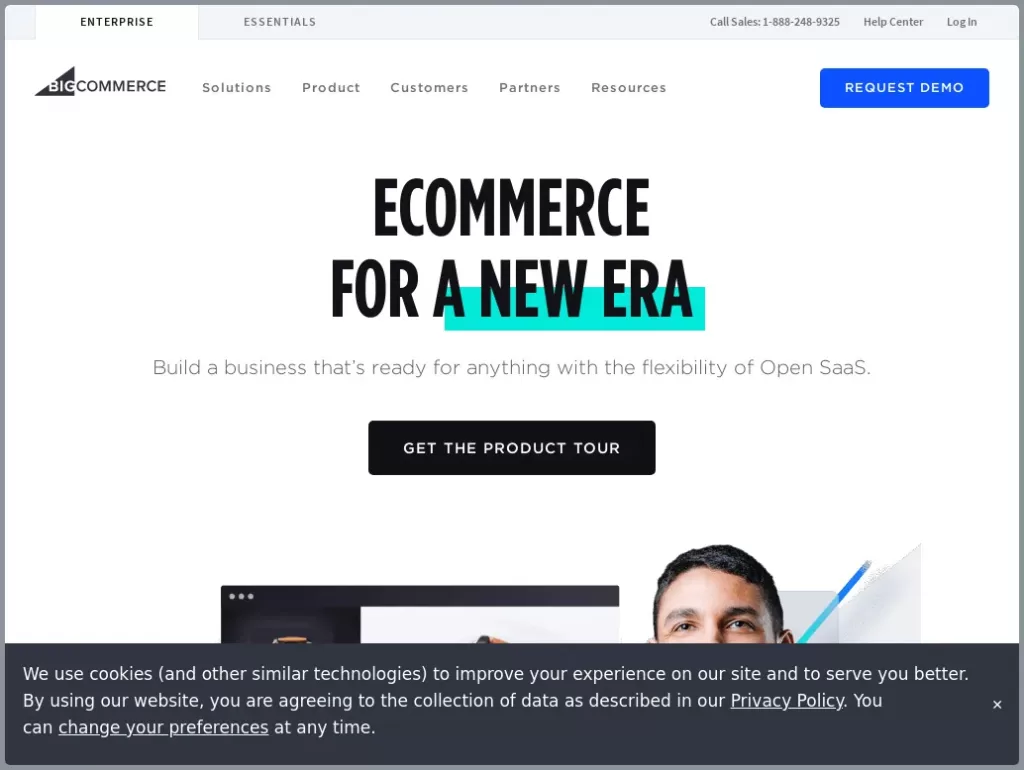 BigCommerce CMS Platform Screenshot