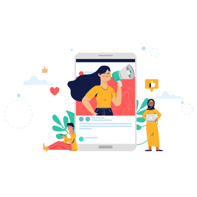 HDM social media marketing services images